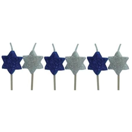 Sassafras Enterprises Star of David Party Candles 2300XSST